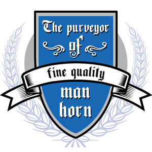 Purveyor of fine quality man horn t-shirt